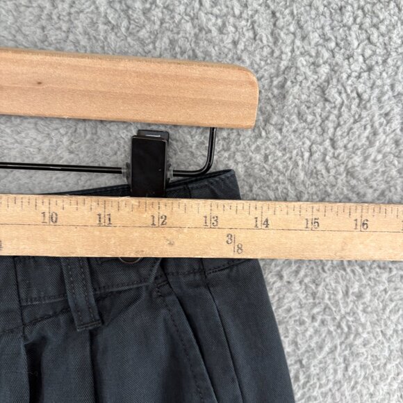 Madewell The Petite Harlow Wide-Leg Pant in Black Linen Blend - Picture 6 of 14